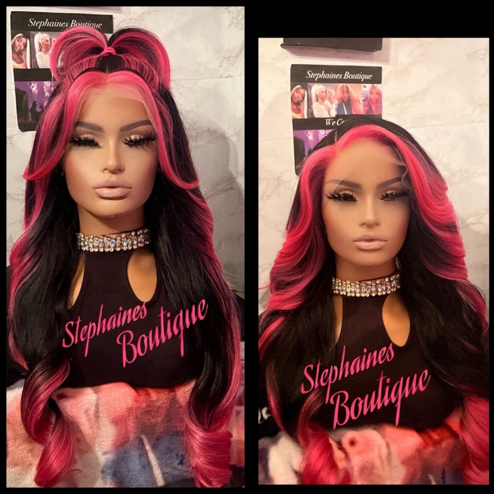 Human Hair Blended Lace Front Wig